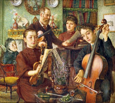 Family Conversation Piece by Thomas Matthews Rooke